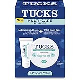 Amazon.com: Tucks Blistex Multi-Care Relief Kit - Witch Hazel Pads, Cream & Witch Hazel, 40 Count... | Amazon (US)