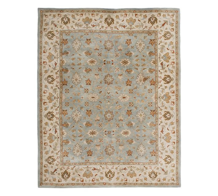 Malika Persian-Style Hand Tufted Wool Rug | Pottery Barn (US)