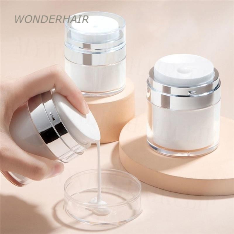 Bomba Airless Creme Dispensador Recipiente Hidratante Frasco De Refilável A Vácuo Recipientes C... | Shopee (BR)