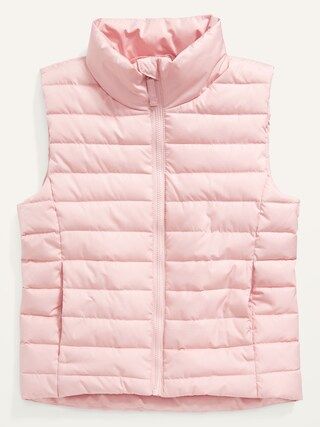 Frost-Free Narrow-Channel Puffer Vest for Girls | Old Navy (US)