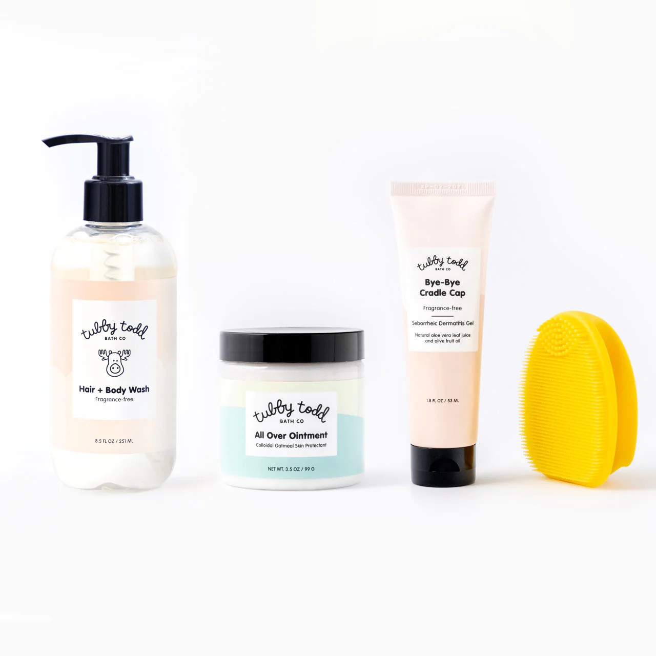 Bye-Bye Cradle Cap Bundle | Tubby Todd Bath Co