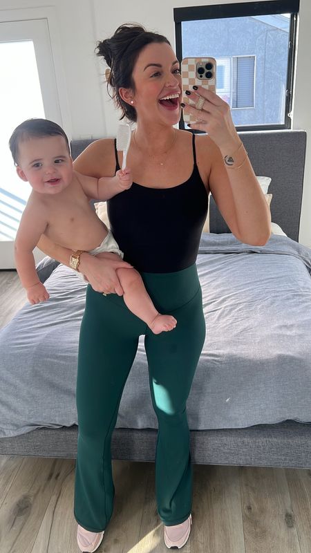Aerie cami bodysuit and Extra hold leggings EXTRA 25% off with “AERIELTK25". SO soft yet supportive! I’m in M and M Long 

#LTKfitness #LTKSale #LTKfindsunder50