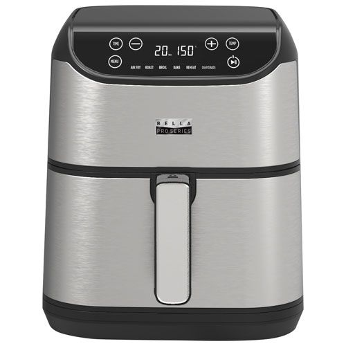Bella Pro Touchscreen Air Fryer - 5.7L (6QT) - Stainless Steel - Only at Best Buy | Best Buy Canada