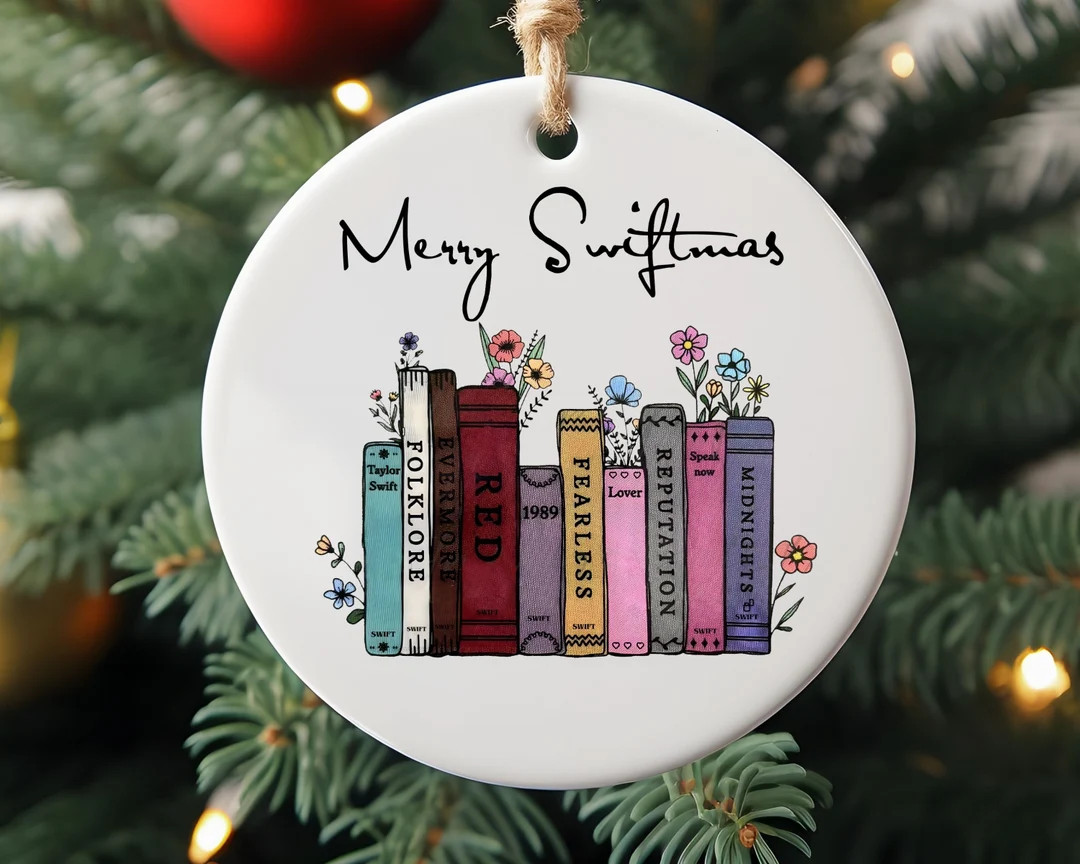 Merry Swiftmas Ornament Swiftmas Christmas Ornament Xmas - Etsy | Etsy (US)