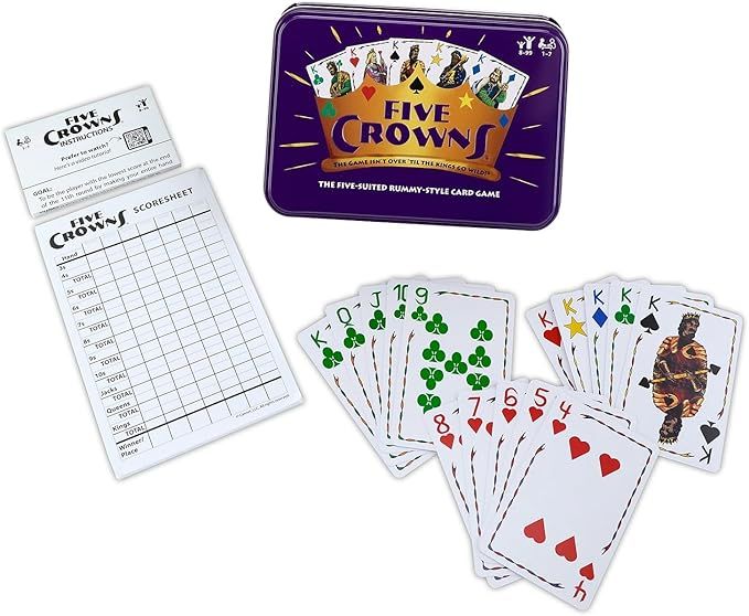 Playmonster SET Family Games Five Crowns 25th Anniversary Tin (SME4156) | Amazon (US)