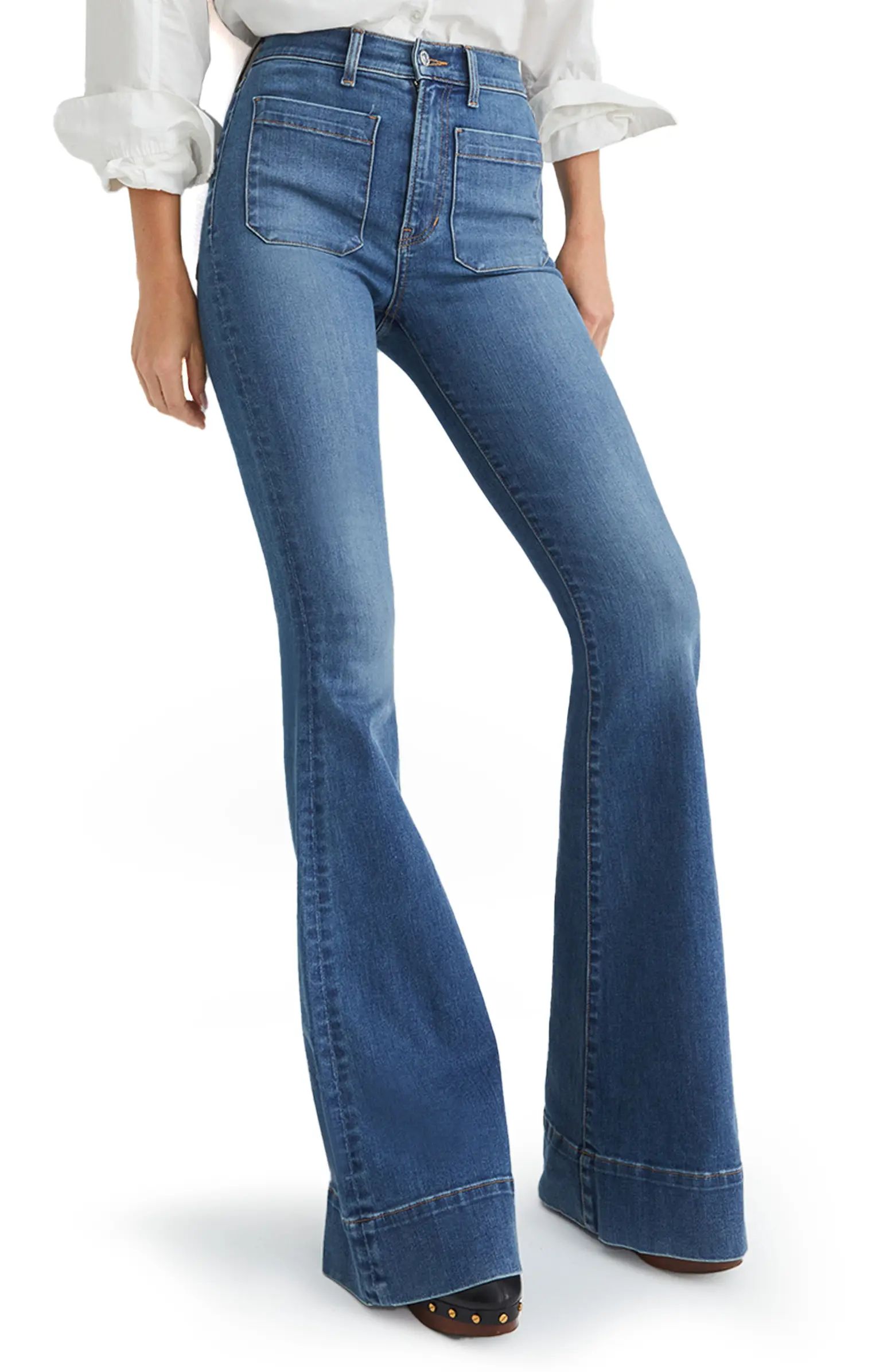 Veronica Beard Sheridan Bell Bottom Jeans | Nordstrom | Nordstrom
