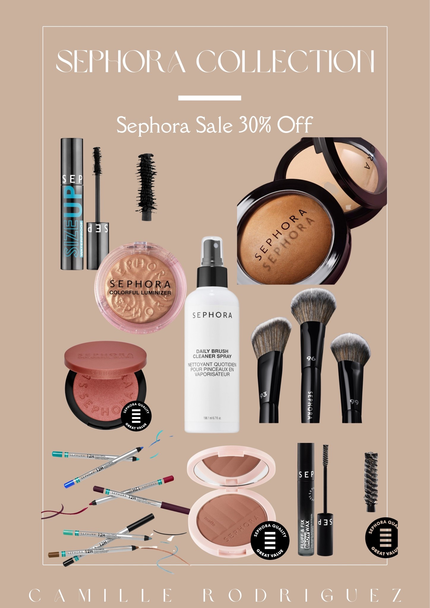 Sephora Collection, in my opinion has always been underrated but they really have some beautiful products at affordable prices! Aside from the already decent prices you get an additional 30% off from 4/4 - 4/14!!

#LTKBeauty #LTKFindsUnder50 #LTKSeasonal