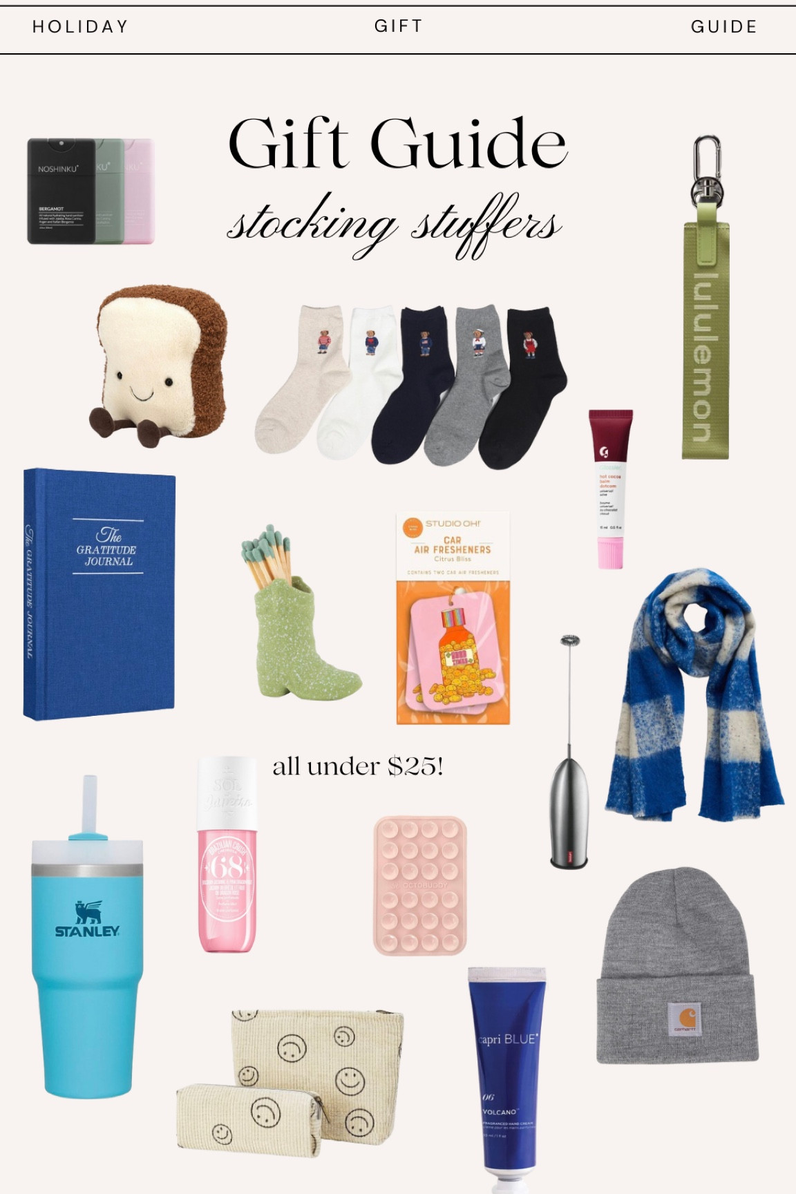 gift guide for: stocking stuffers (cool girl edition)🌟

#LTKHoliday #LTKSeasonal #LTKGiftGuide