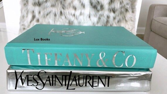 Luxe LARGE OVERSIZED Personalized Decorative Designer Fashion Books for Coffee and End Tables | Etsy (US)