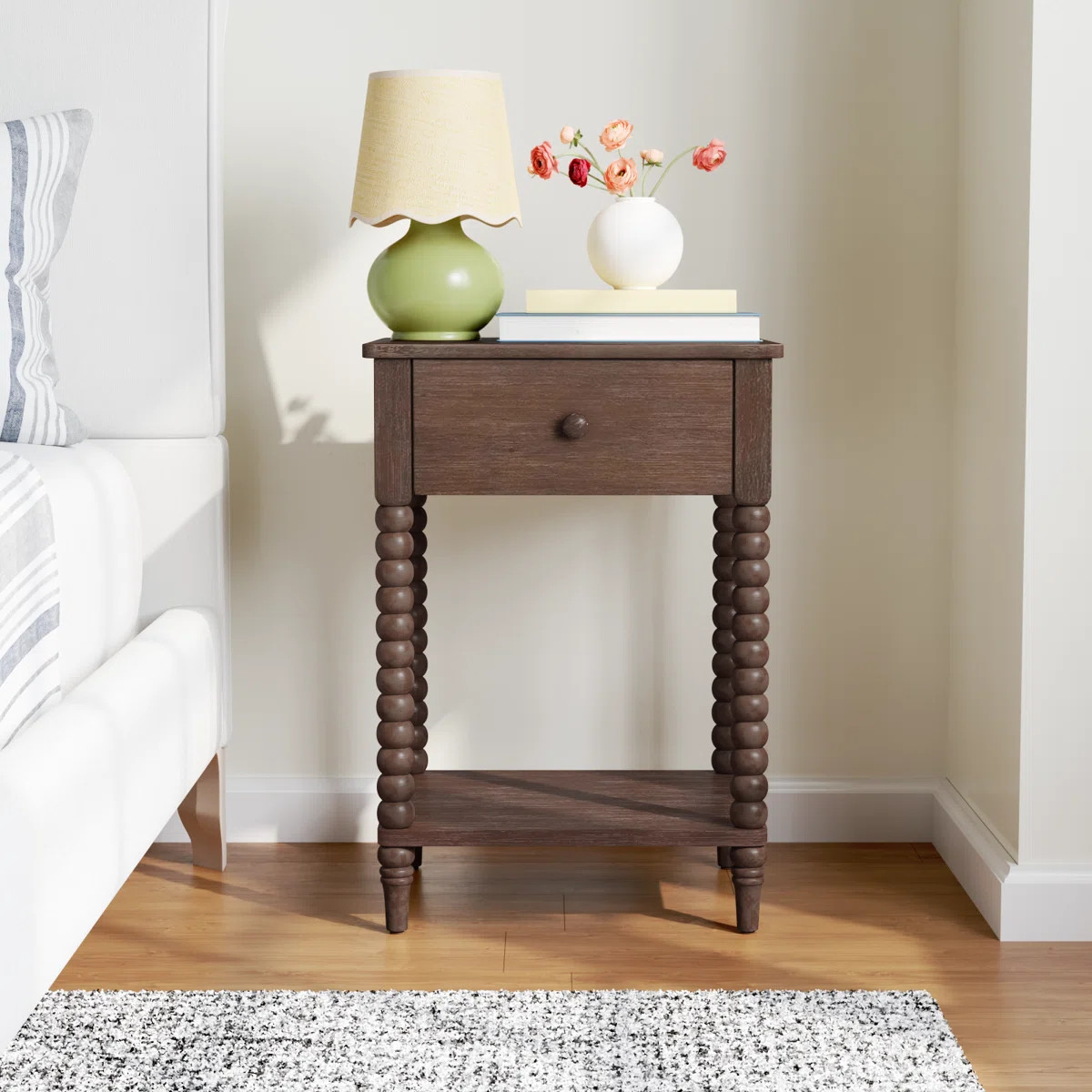Benbrook 1 - Drawer Spindle Nightstand | Wayfair North America