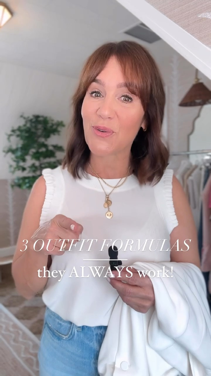  3 Outfit Formulas you can copy!

Do you ever stand in your closet and feel like you have nothing to wear? These 3 outfit formulas work every single time!

Start with a versatile blazer like this one from @cinqasept

Tip 1:  Match your jacket and top

Tip 2: Match your top and bottom

Tip 3:  Match your jacket and pant

#ad

#LTKWorkwear #LTKStyleTip #LTKOver40