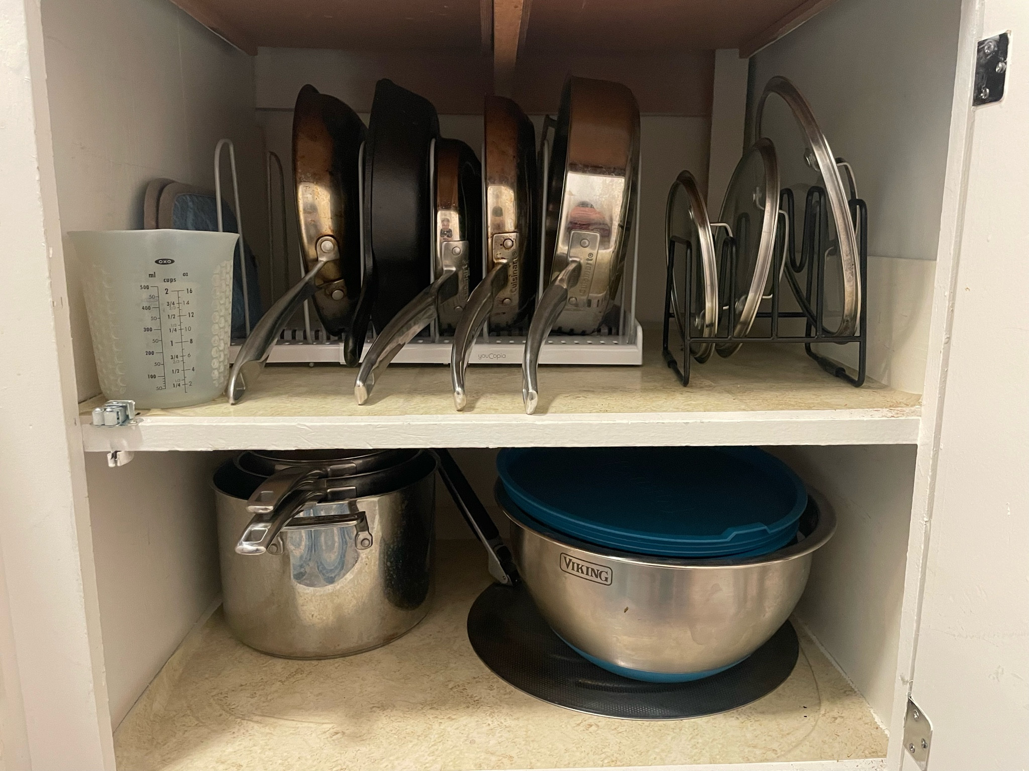 Expandable racks are awesome solutions for pan and lid organization! 

#LTKFindsUnder50 #LTKHome #LTKFindsUnder100