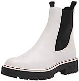 Sam Edelman Women's Laguna Chelsea Boot Bright White 10 Medium | Amazon (US)