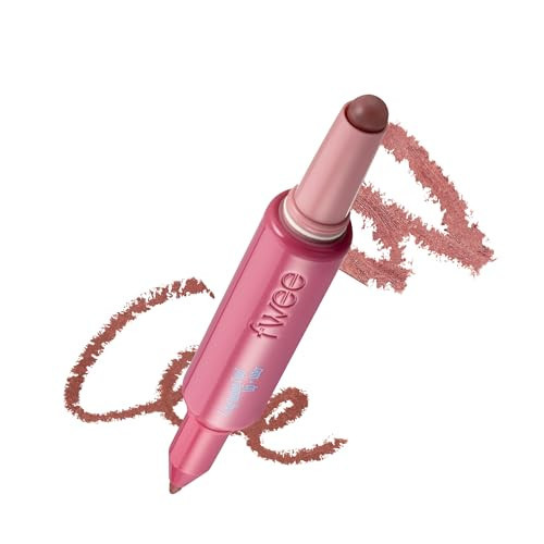 fwee Long Lasting Dual Coloring Stick Lip Liner, Lip Service | All-in-one dual stick, Satin Finish | Smooth glide, Powerful fixing, Smudge-proof, Nude Pink | 1.2g (02 Lip Service) | Amazon (US)
