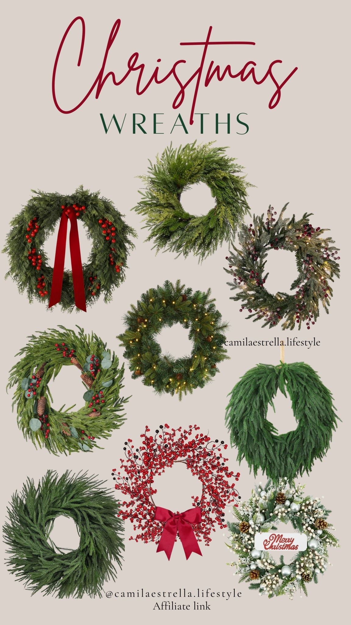 Beautiful wreaths to add the perfect holiday touch to your decor 🎄✨

#LTKHoliday #LTKHome #LTKSeasonal