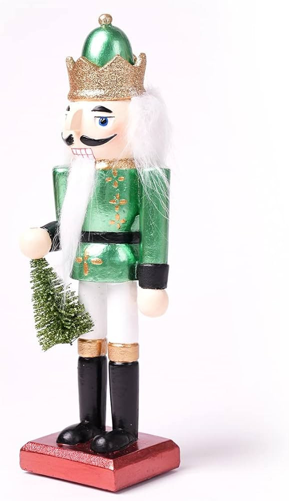 HAUCOZE Nutcracker Figurine Decor Christmas Statue Modern Sculpture Home Gifts Table Centerpiece ... | Amazon (US)