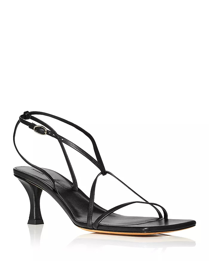 Women's Square Toe Strappy Kitten Heel Sandals | Bloomingdale's (US)