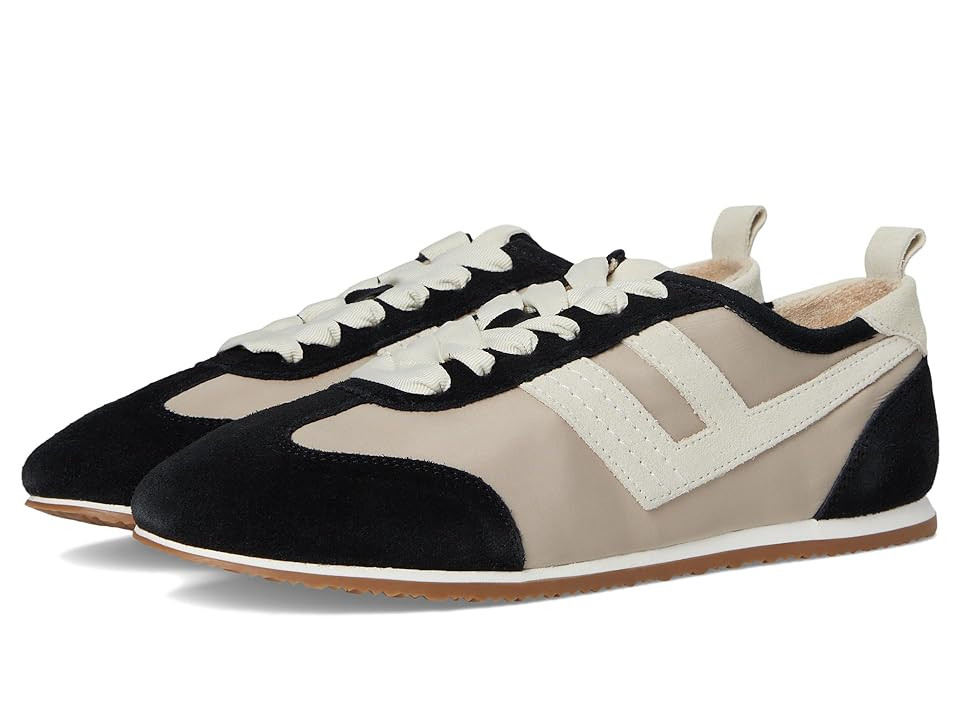 Free People Aces Tennis Shoe Women's Shoes Black/Oyster Combo : EU 36.5 (US Women's 6.5) M, Leather/Suede | Zappos