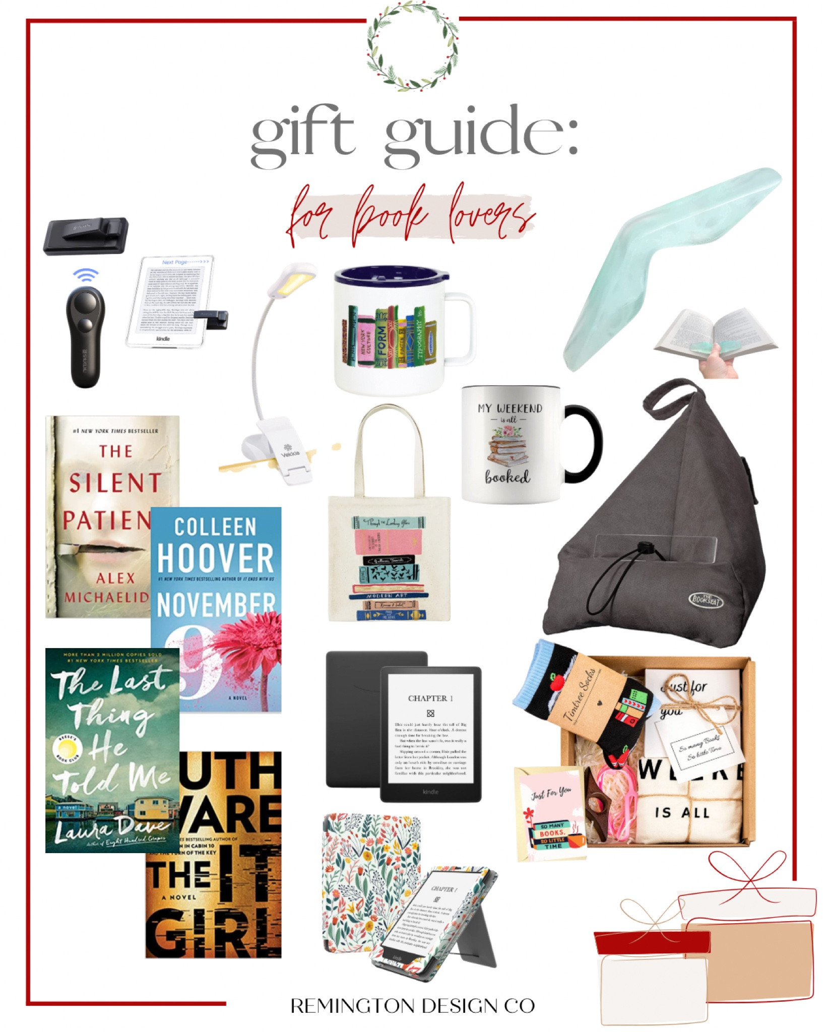 Gift guide for Book Lovers! 

Holiday shopping | book lover | gifts for the book lovers | reading essentials | book accessories 

#LTKHoliday #LTKSeasonal #LTKGiftGuide