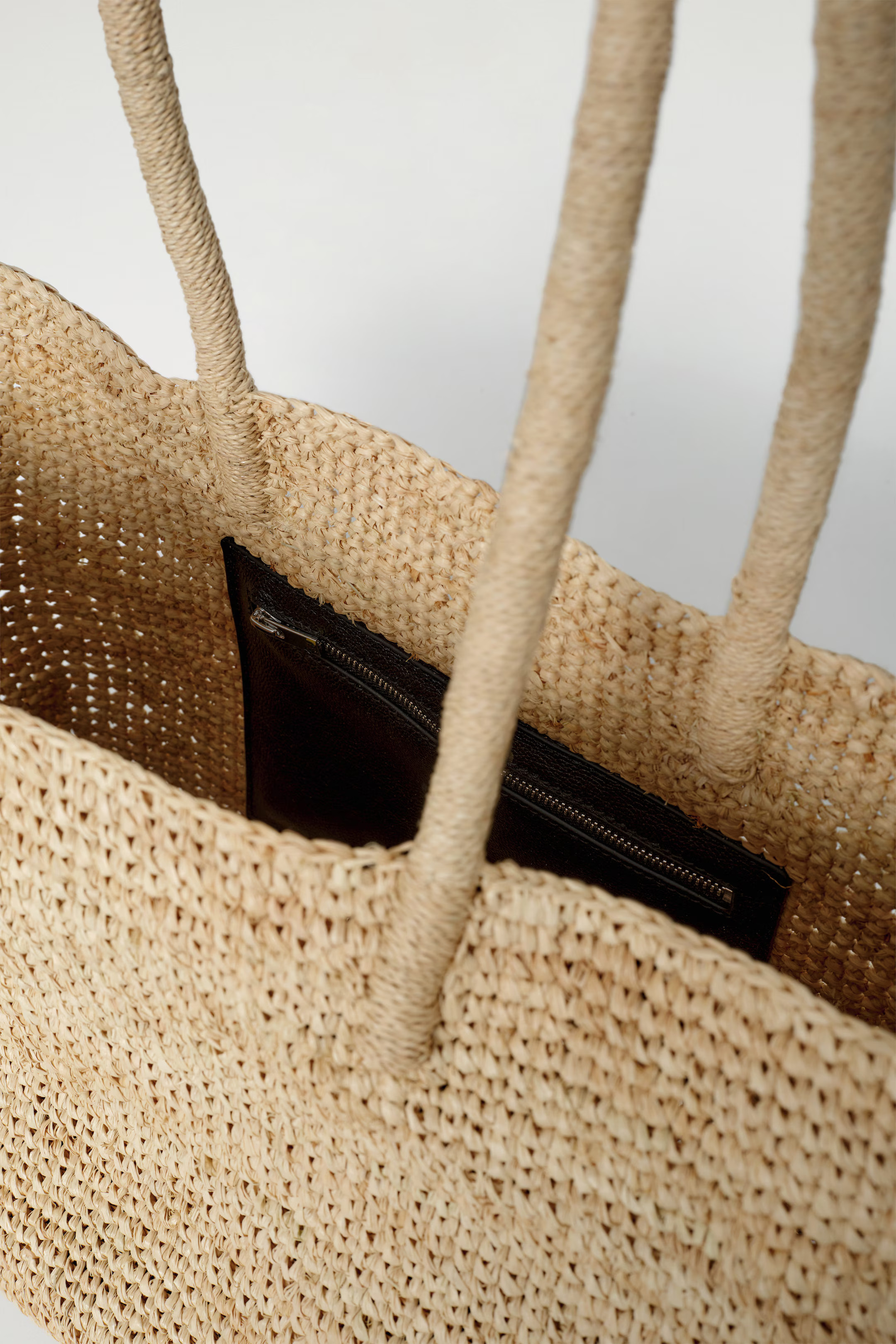 HANDWOVEN TOTE BAG RAFFIA - BEIGE | COS (EU)