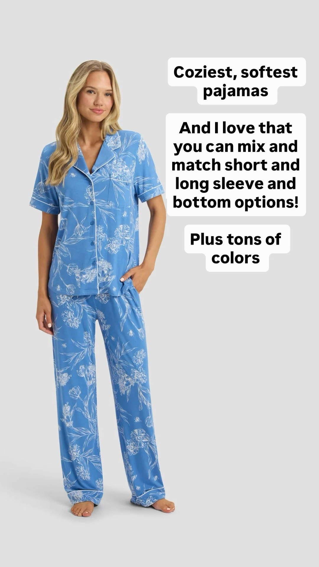 These @cozyearth pajamas are so good!! 

I’m wearing my normal size (XS - I’m about 112 pounds and just shy of 5’4”) 