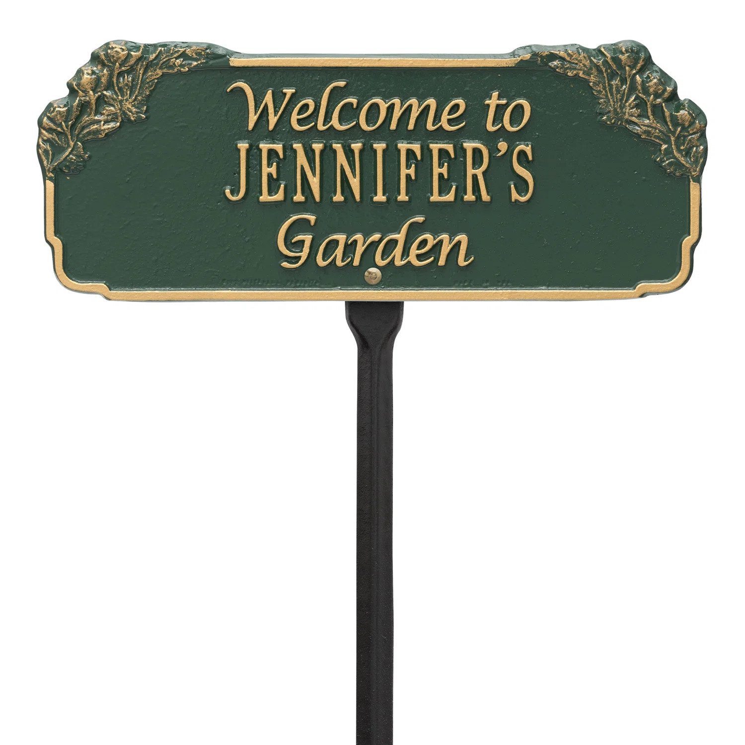 Welcome Personalized Garden Sign | Perigold
