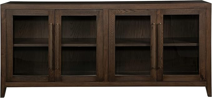 Signature Design by Ashley Balintmore Modern Accent Cabinet, Dark Brown | Amazon (US)