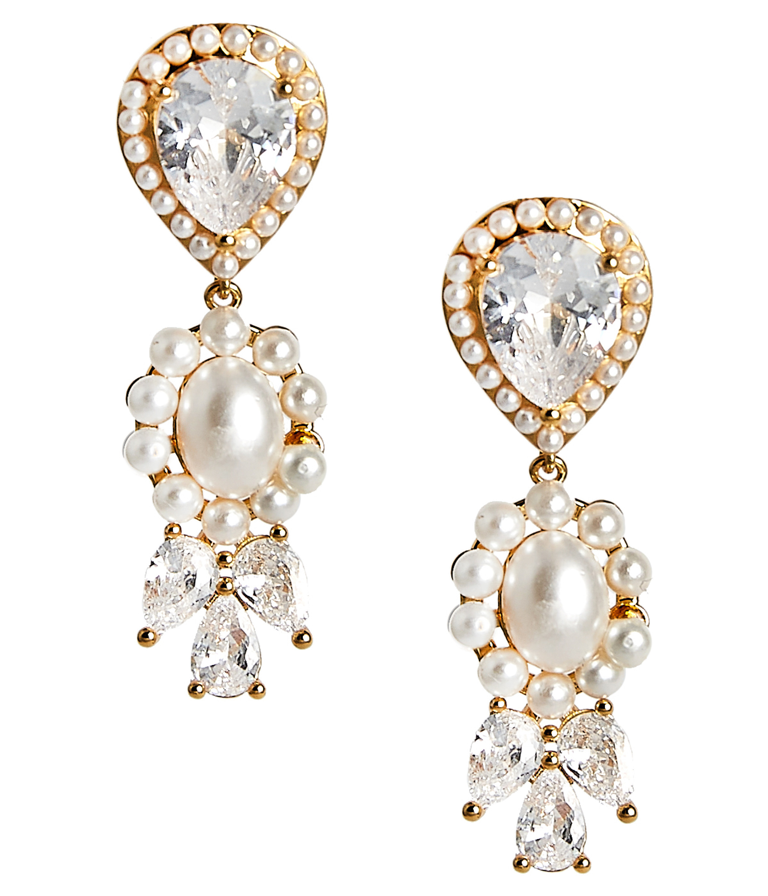 Liza - Pearl & Rhinestone Earring - Amy Littleson Collection | Lisi Lerch Inc