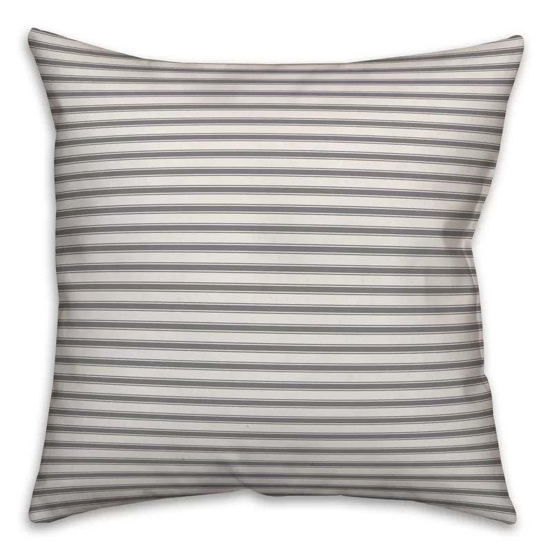 Strunk Ticking Throw Pillow | Wayfair North America