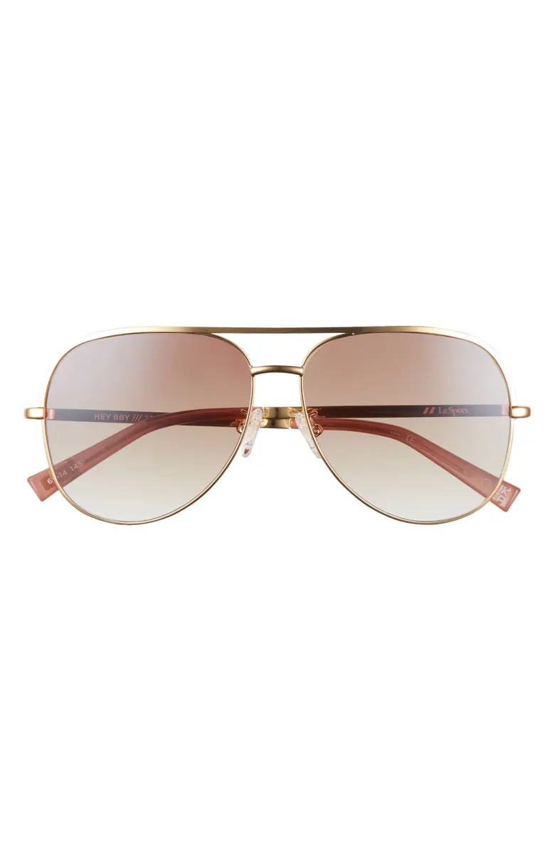 Hey BBY 60mm Aviator Sunglasses | Nordstrom