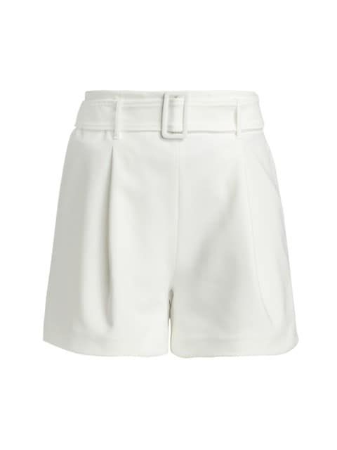 Crepe Pleated Shorts | Saks Fifth Avenue