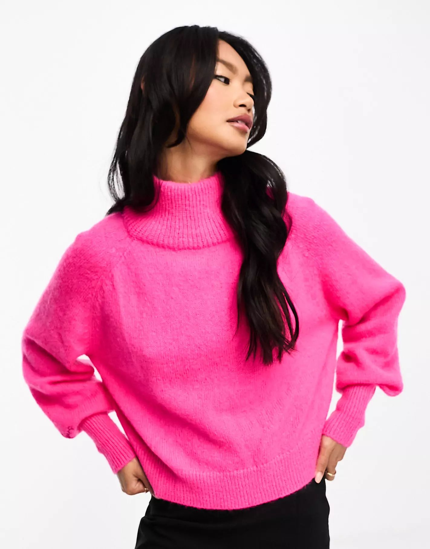 Scalpers high neck jumper in pink | ASOS (Global)