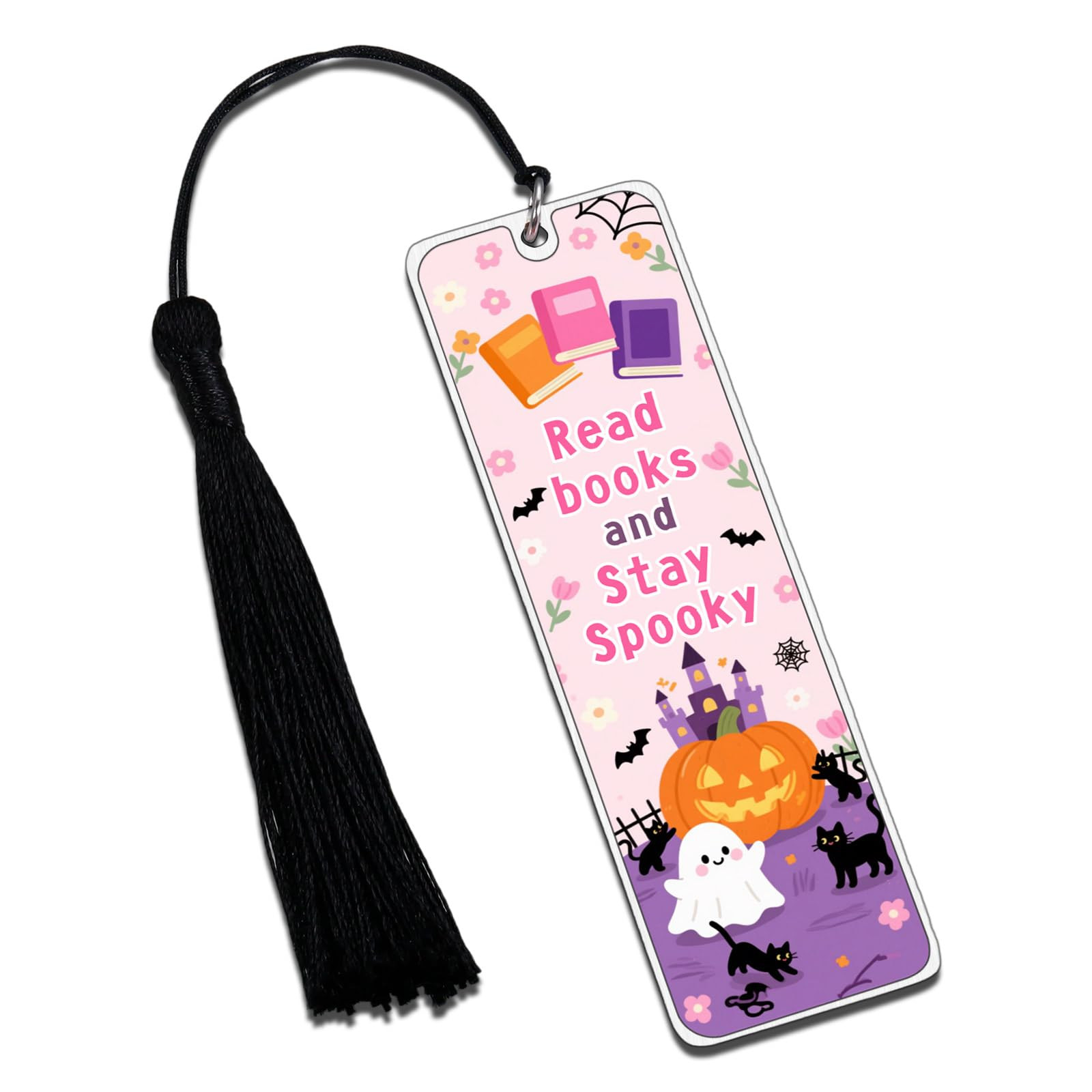 Boo Basket Stuffers for Women Teens - Halloween Spooky Basket Gifts for Women, Halloween Bookmark... | Amazon (US)