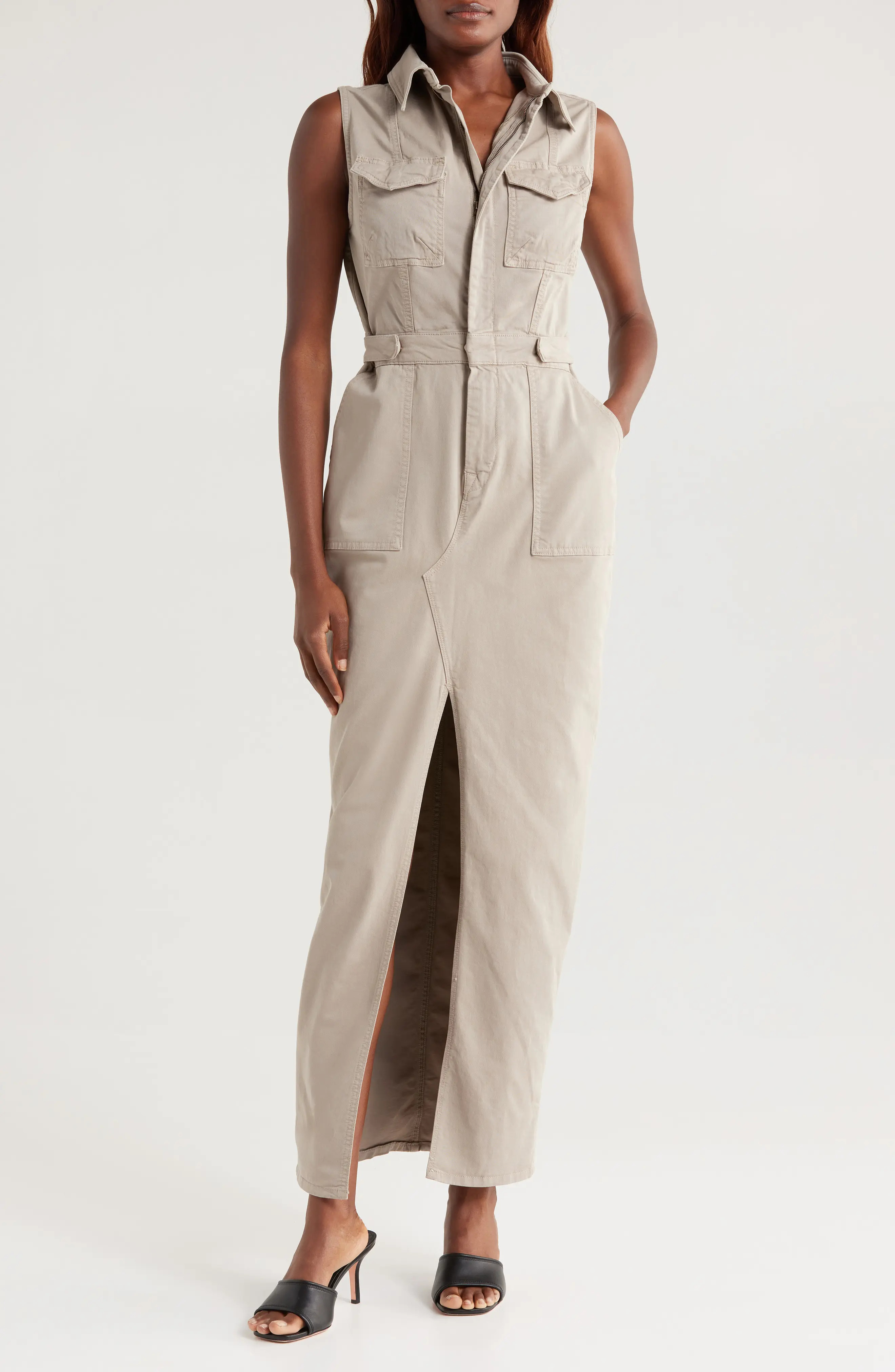 Fit for Success Twill Maxi Dress (Women) | Nordstromrack | Nordstrom Rack