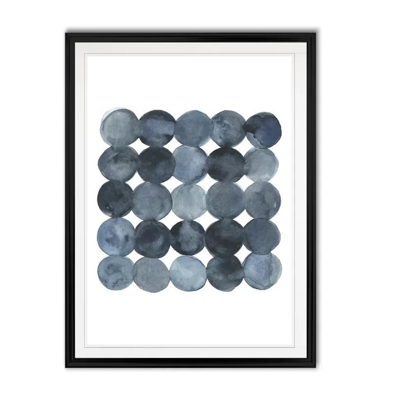 'Blue Gray Density II' - Painting Print on Canvas | Wayfair North America