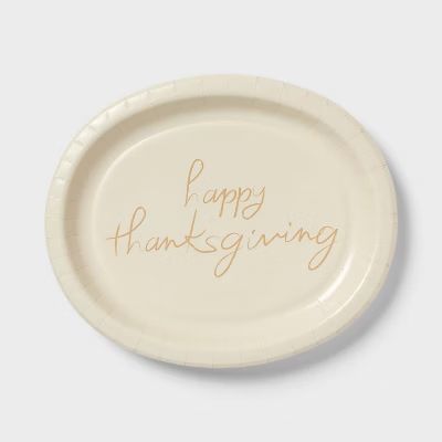 10ct Happy Thanksgiving Buffet Plates - Spritz™ | Target