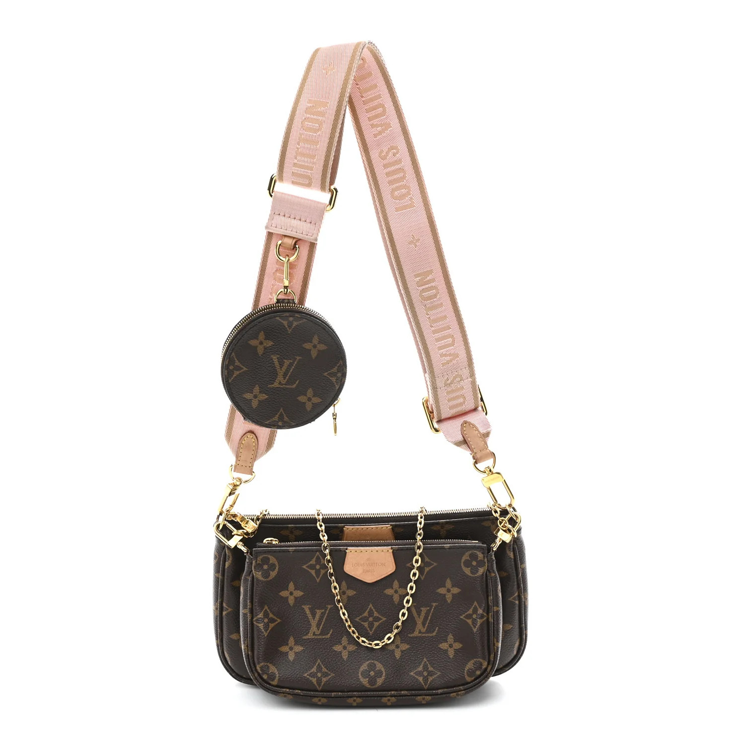 Monogram Multi Pochette Accessories Rose Clair | FASHIONPHILE (US)