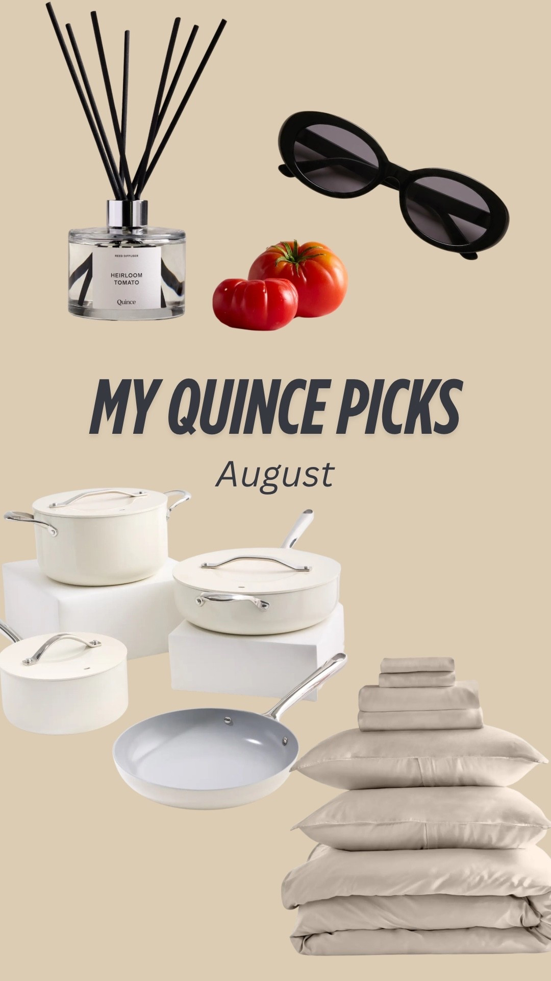 My @Quince picks for August! #quincepartner