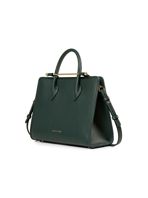 Midi Leather Tote | Saks Fifth Avenue