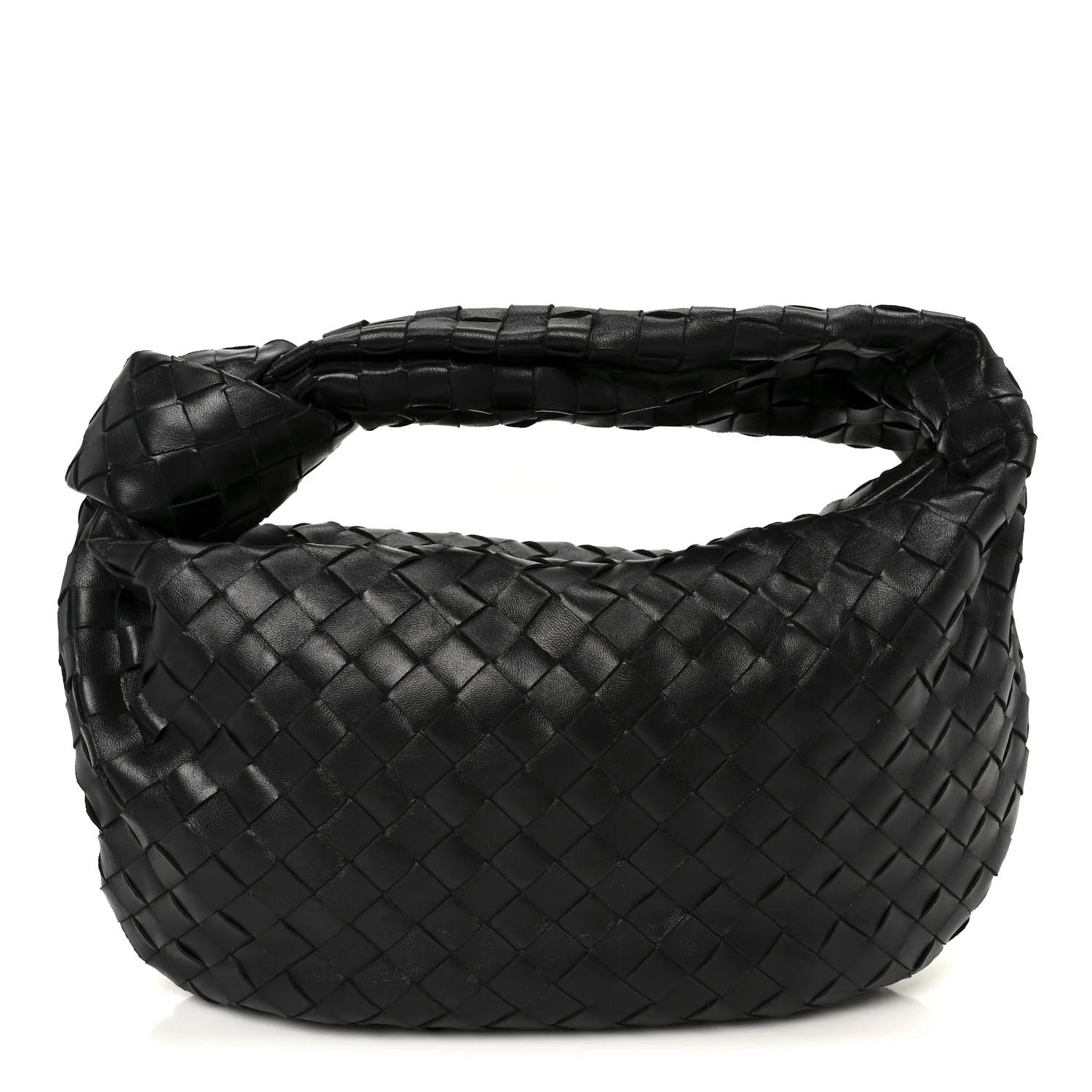 Nappa Intrecciato Teen Jodie Hobo Black | FASHIONPHILE (US)