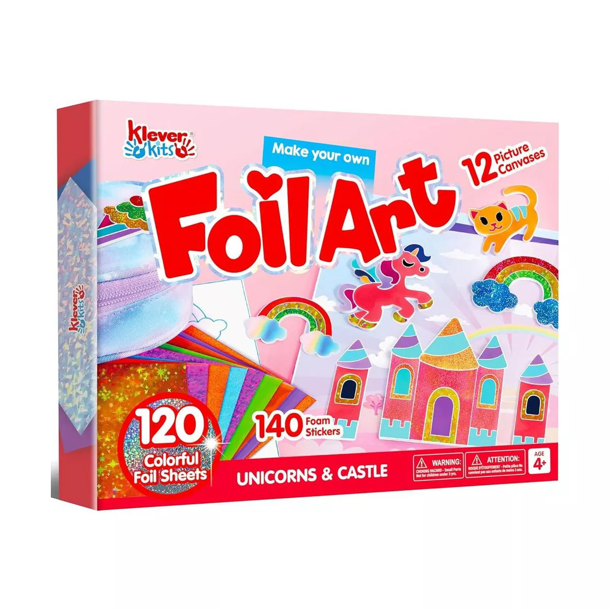 Syncfun Foil Art Kit for Kids - Arts & Crafts, Mess Free Coloring, Foil Foam Stickers, Creative T... | Target