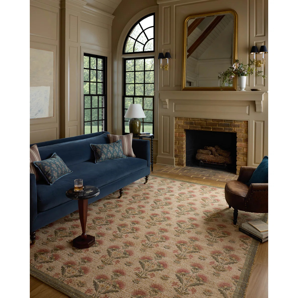 Chris Loves Julia x Loloi Rue Sage / Blush Area Rug | Wayfair North America