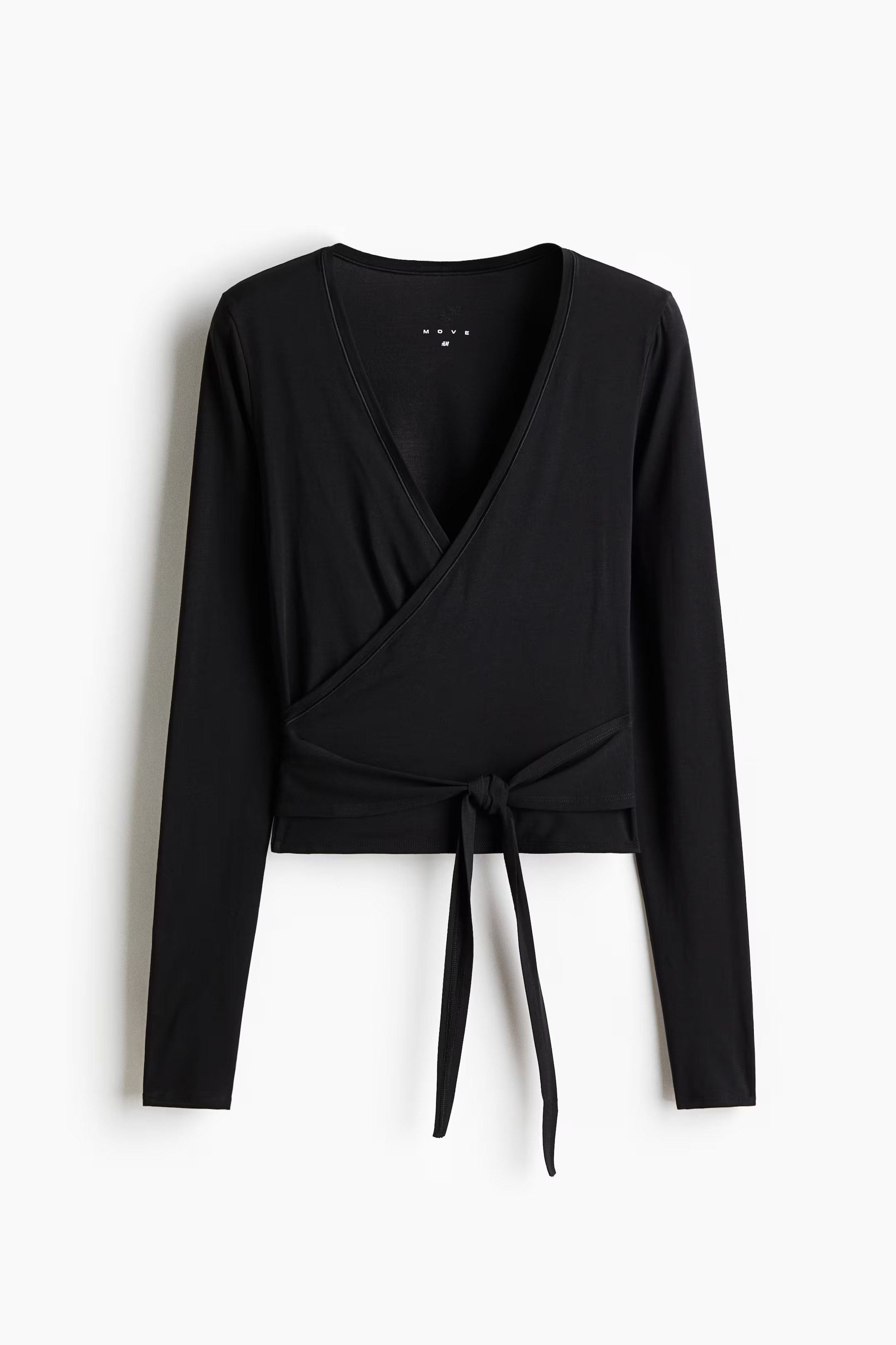 Sports wrap top in modal | H&M (UK, MY, IN, SG, PH, TW, HK)