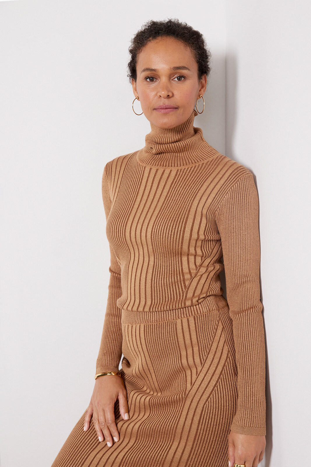 Plated Turtleneck | Evereve