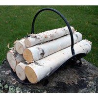 White Birch Log set for Fireplace | Etsy (US)