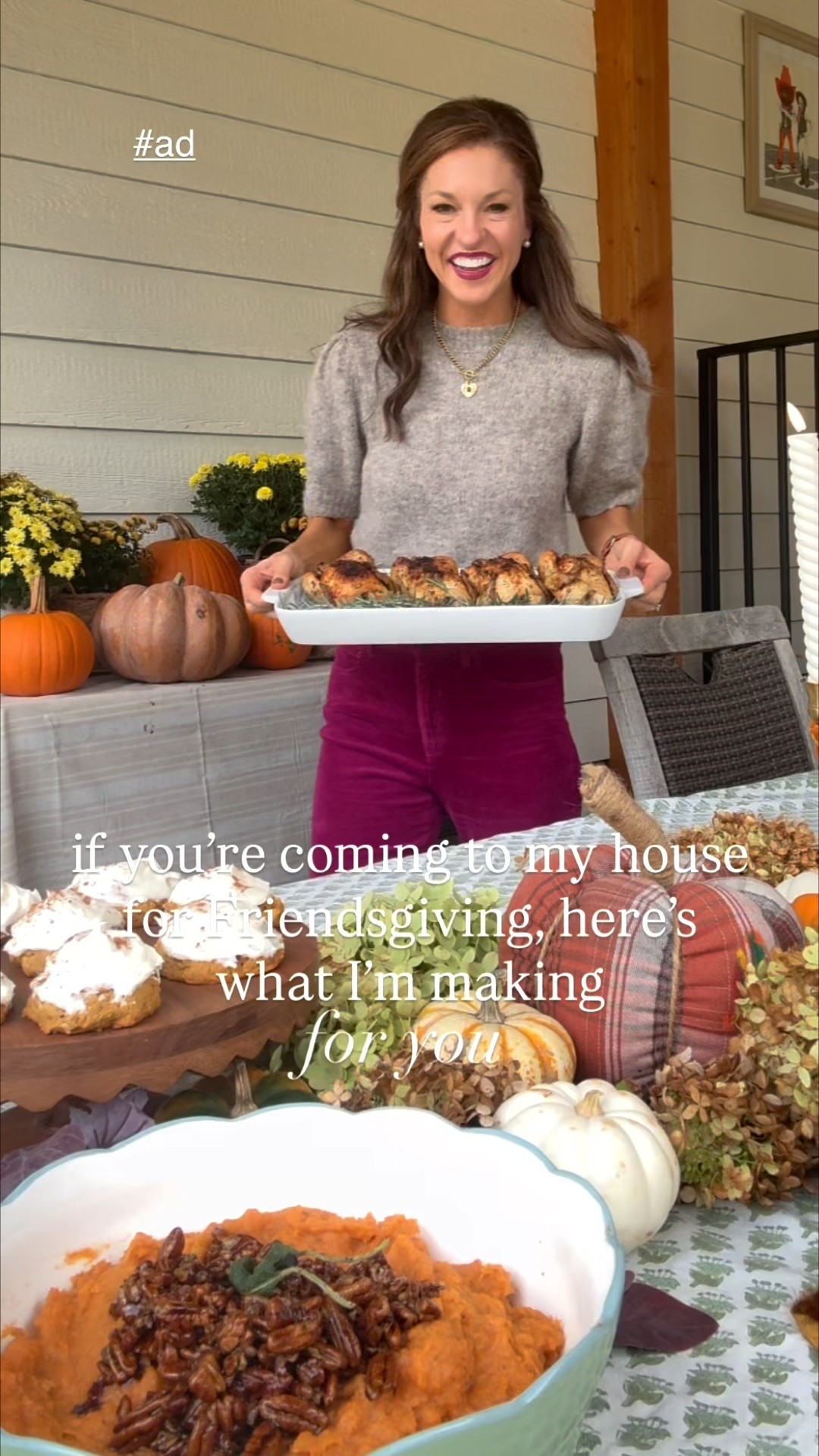 #Ad
It’s the season of gratitude — and I’m so excited to be partnering with @OXO and @Target to get ready for our Friendsgiving.
 Honestly, it’s a pinch-me moment because I’ve loved and used OXO products for years, and they make hosting feel effortless.
From flavorful Cornish game hens made with the OXO Flavor Injector, to brown-butter sage mashed sweet potatoes, and the softest pumpkin cookies — these tools make prepping, cooking, and organizing simple so I can focus on creating a space that feels warm, welcoming, and full of good food.
Here’s to good food, full hearts, and happy gatherings this season 🧡
#OXO #OXOBetter #TargetPartner #Target



#LTKGiftGuide