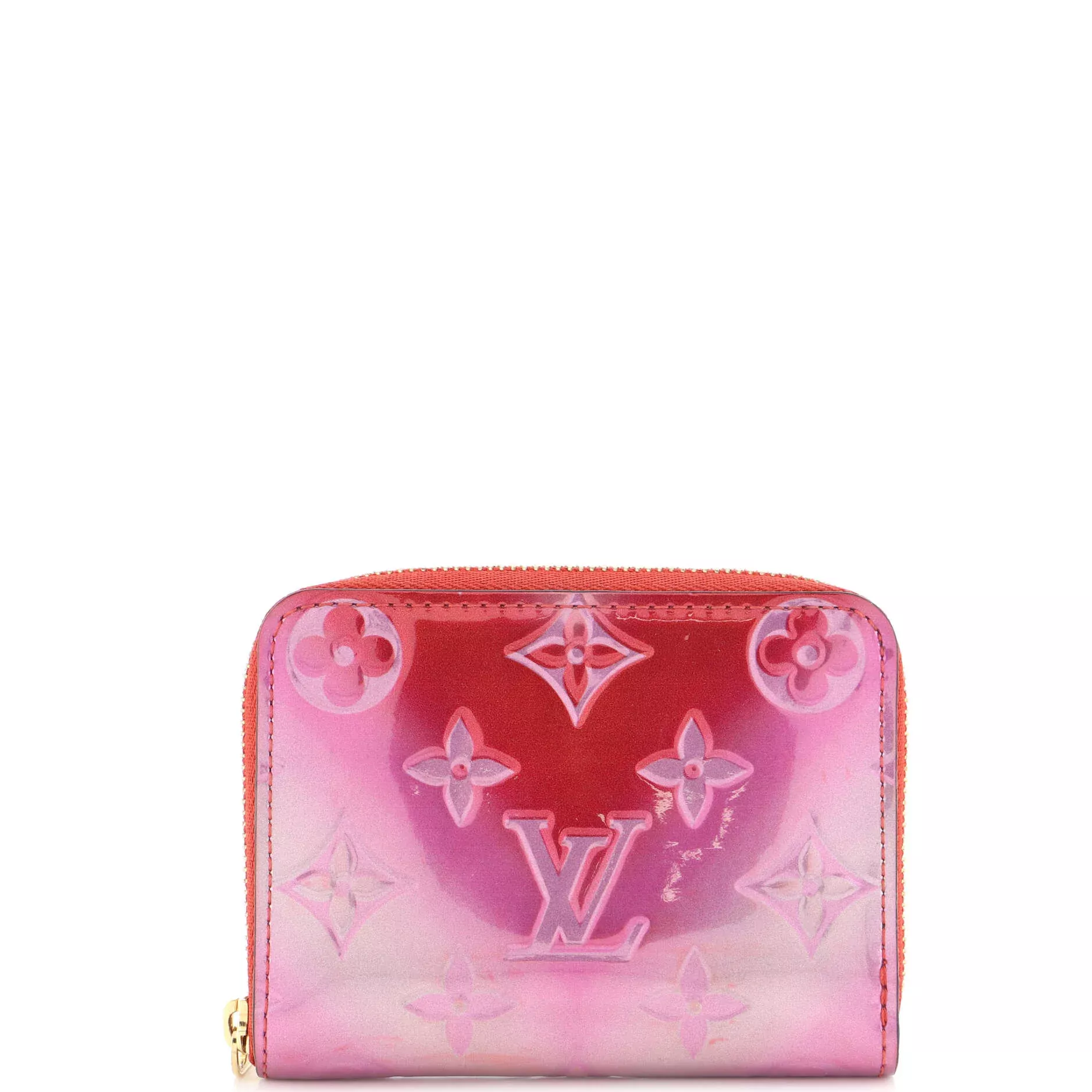 Louis Vuitton Limited Monogram Vernis Valentine Metallic Zippy