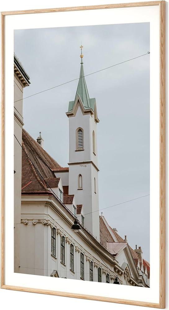 Axeman 27x40 Inch Poster Frame - 27 x 40 Poster Frame with Mat for 24x36 - Solid Ash Wood 27x40 F... | Amazon (US)