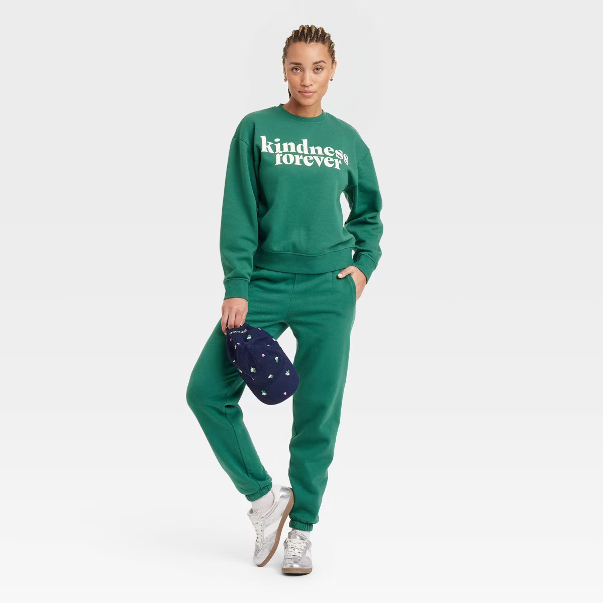 Women's Leisure Studio Graphic Pullover Sweatshirt - Universal Thread™ Green | Target