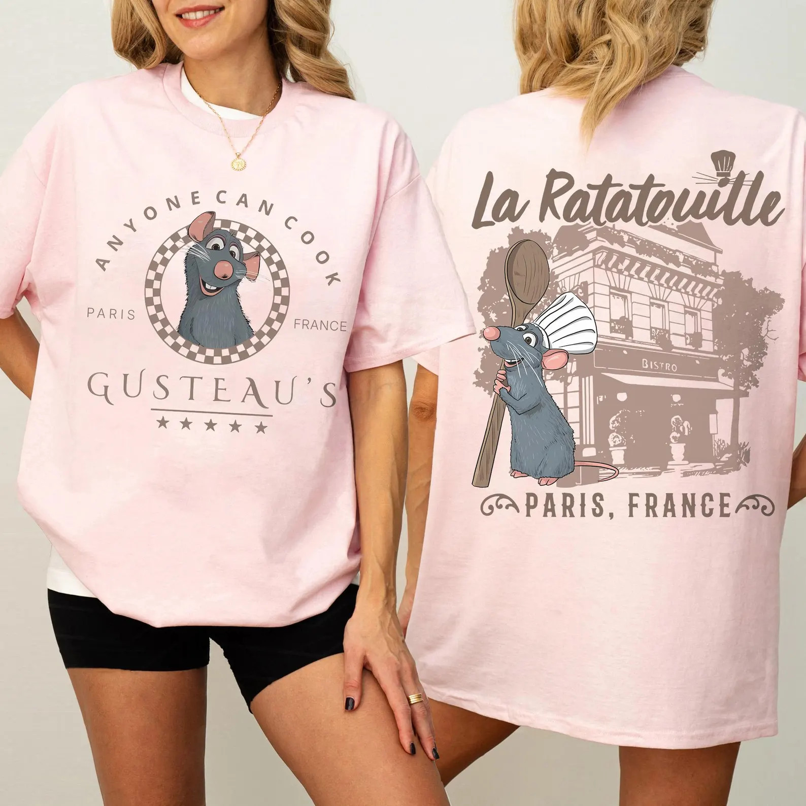 Comfort Colors Little Chef Remy Shirt, Ratatouille Pixar Tee, Gusteau’s Kitchen Paris Shirt, Cu... | Etsy (Global)